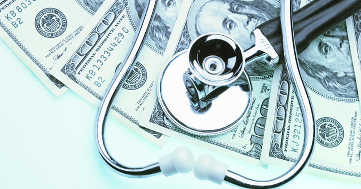 Money and Stethoscope